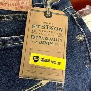 Stetson Men's Slim Jeans - Blue